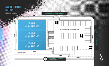 2274 N Milwaukee Ave, Chicago, IL for rent Floor Plan- Image 1 of 2