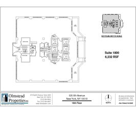 535 Eighth Ave, New York, NY to rent Floor Plan- Image 1 of 4