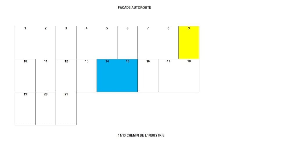 11 Chemin De L'Industrie, Dardilly to rent - Site Plan - Image 2 of 2
