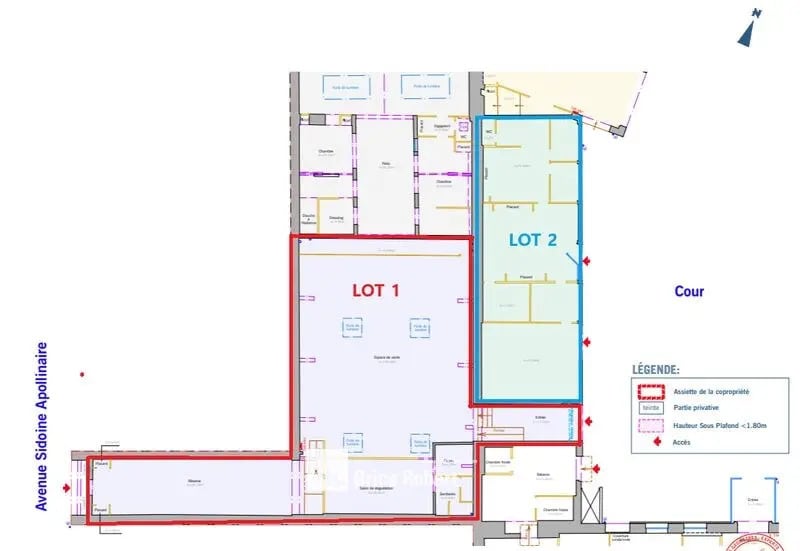 Retail in Lyon for sale - Floor Plan - Image 2 of 2
