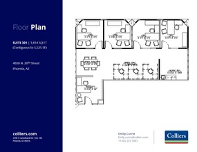 4020 N 20th St, Phoenix, AZ for rent Floor Plan- Image 1 of 2