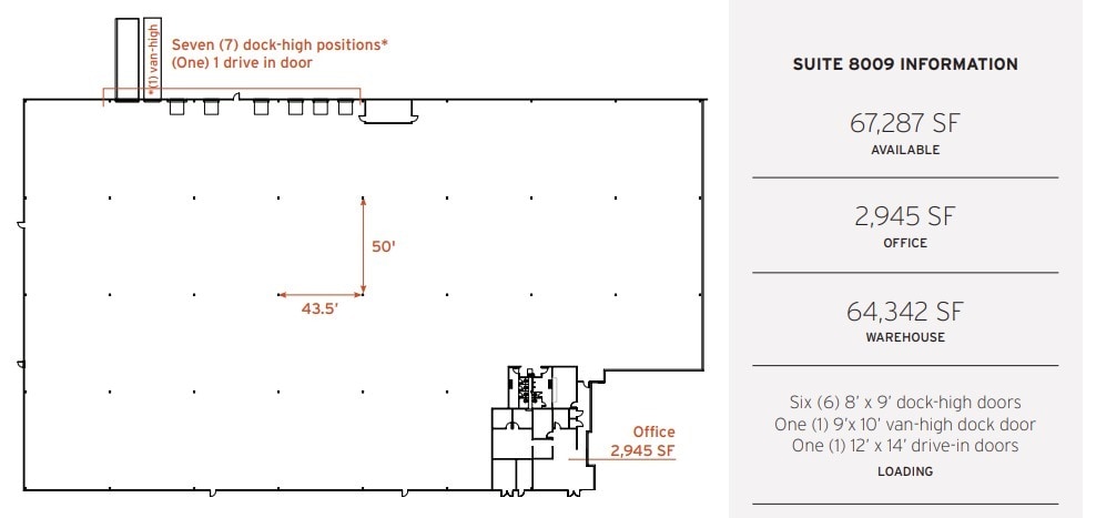8009-8013 Purfoy Rd, Fuquay Varina, NC to rent Floor Plan- Image 1 of 1