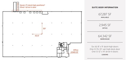 8009-8013 Purfoy Rd, Fuquay Varina, NC to rent Floor Plan- Image 1 of 1