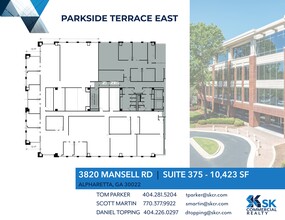 3780 Mansell Rd, Alpharetta, GA for rent Site Plan- Image 1 of 1