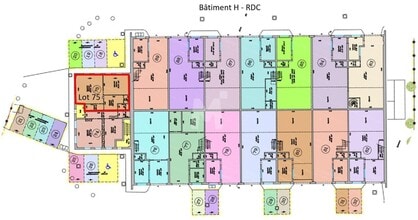 Office in Lisses to rent Floor Plan- Image 1 of 1