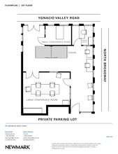 587 Ygnacio Valley Rd, Walnut Creek, CA for rent Floor Plan- Image 1 of 5