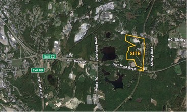 Fort Pond Rd, Lancaster, MA - aerial  map view