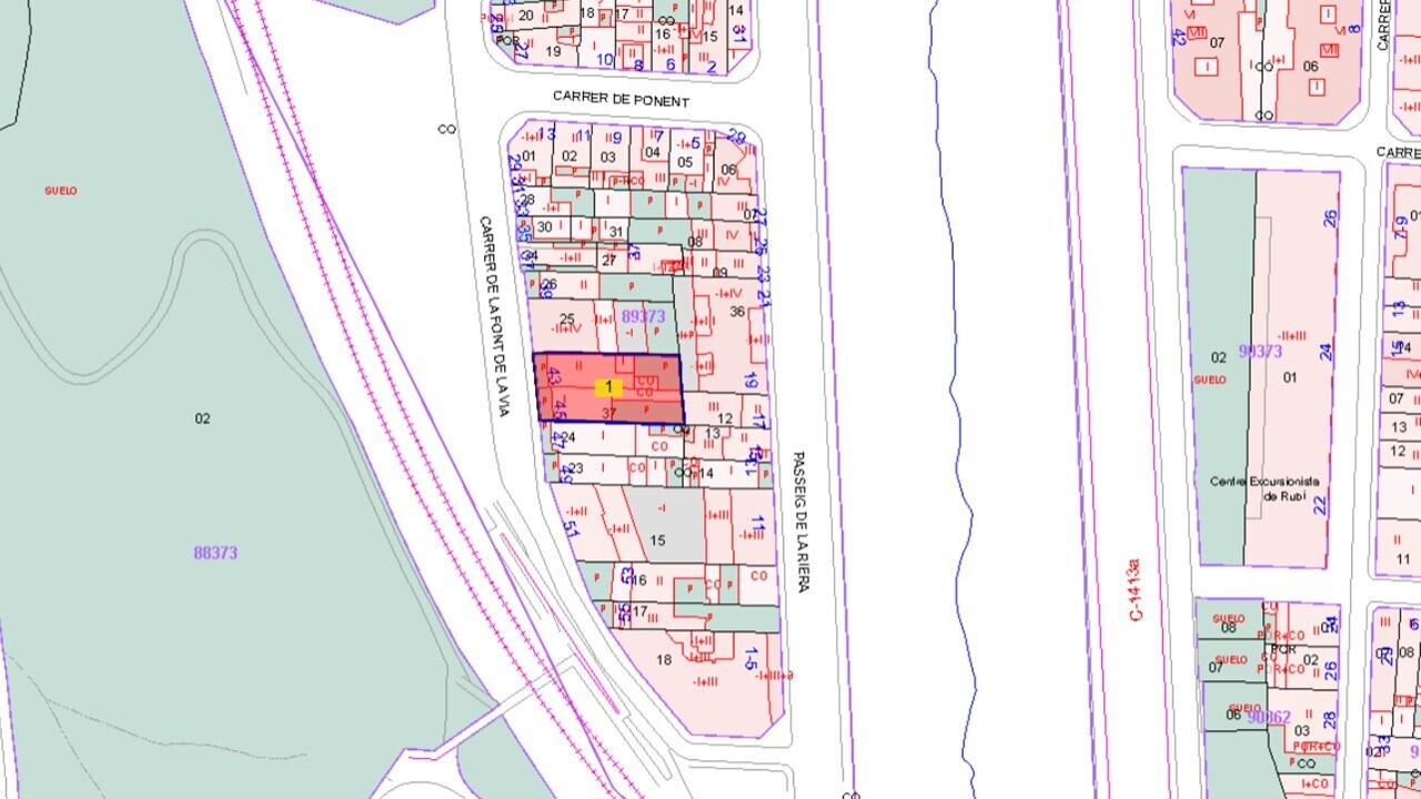 Land in Rubí, Barcelona for sale Plat Map- Image 1 of 4