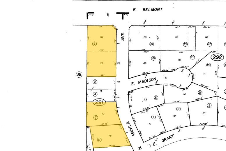 415 N Manila Ave, Fresno, CA for sale - Plat Map - Image 3 of 20