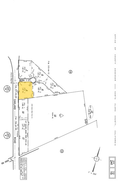 1510 Old Oakland Rd, San Jose, CA for sale - Plat Map - Image 1 of 2