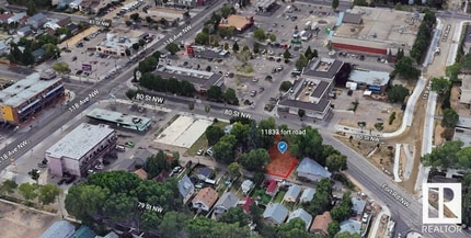 11817-11837 Fort Rd NW, Edmonton, AB - AERIAL  map view