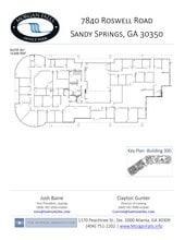 7840 Roswell Rd, Sandy Springs, GA for rent Site Plan- Image 1 of 1