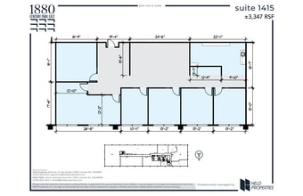 1880 Century Park E, Los Angeles, CA to rent Floor Plan- Image 2 of 3