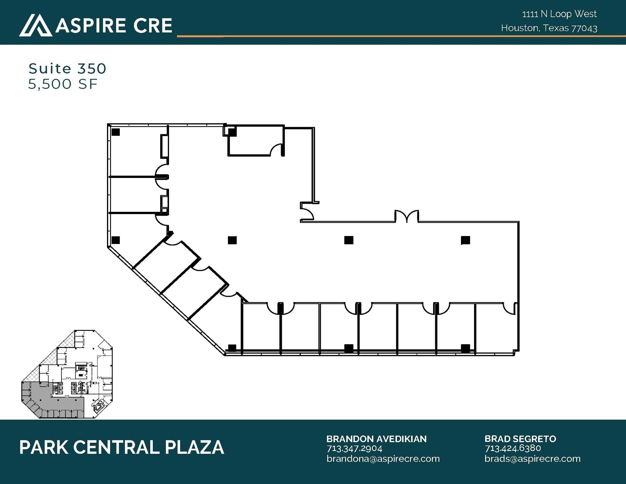 1111 N Loop W, Houston, TX to rent Floor Plan- Image 1 of 2
