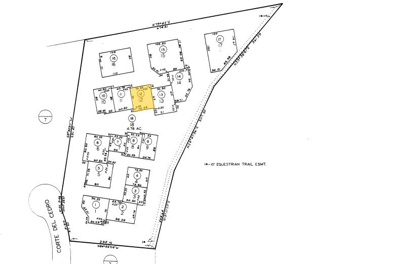 6064 Corte del Cedro, Carlsbad, CA for rent - Plat Map - Image 2 of 3