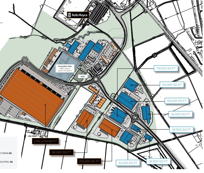 Sinfin Moor Ln, Derby for rent - Site Plan - Image 2 of 2