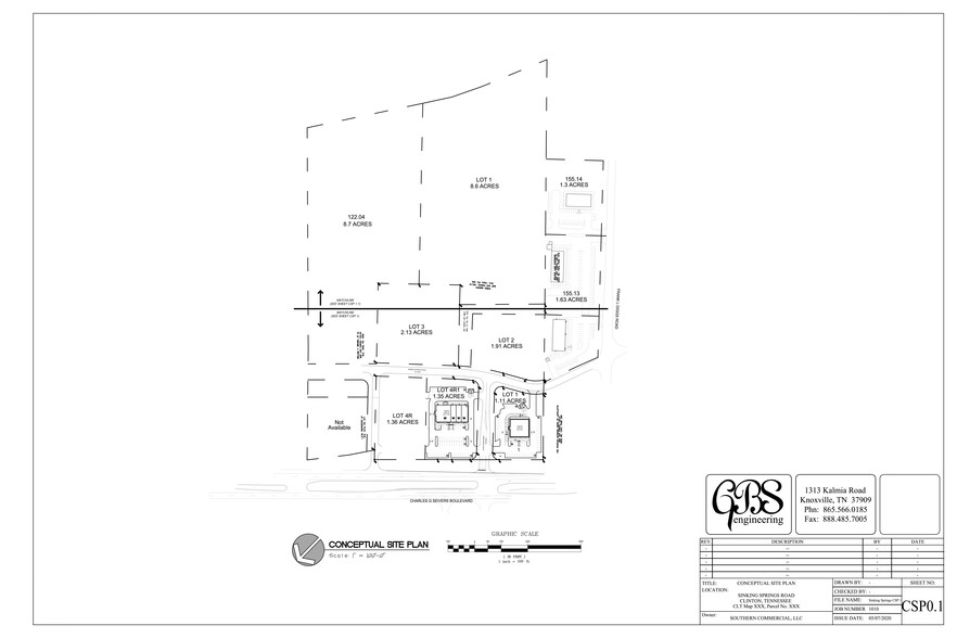 Sinking Springs Rd, Clinton, TN for sale - Site Plan - Image 2 of 2