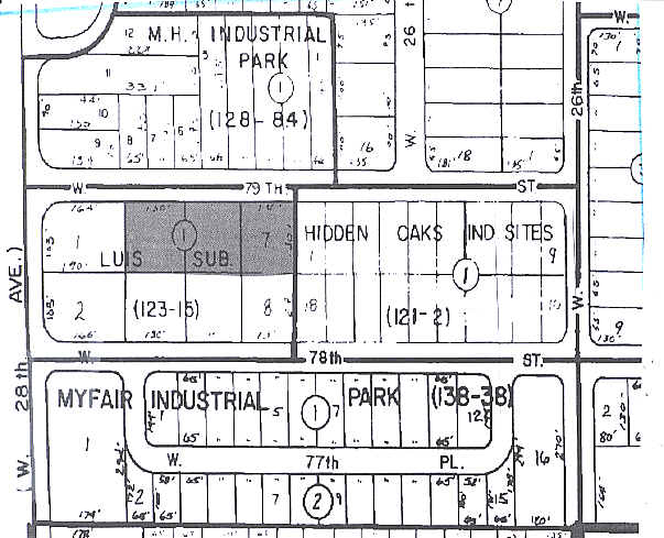 2746-2772 W 79th St, Hialeah, FL for rent - Plat Map - Image 2 of 2