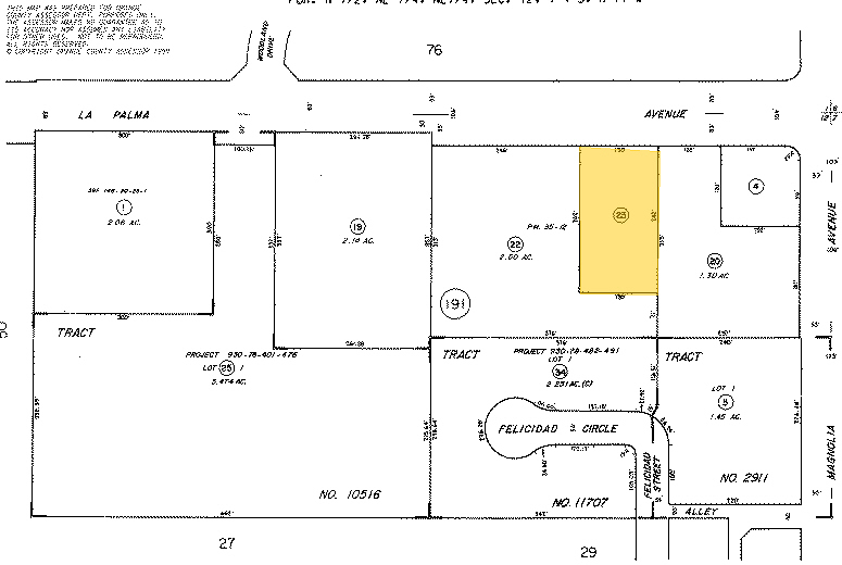 2618-2636 W La Palma Ave, Anaheim, CA for rent - Plat Map - Image 2 of 5