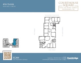 510-526 King St, Alexandria, VA for rent Floor Plan- Image 1 of 1