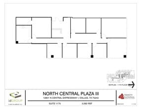 12801 N Central Expy, Dallas, TX to rent Site Plan- Image 2 of 2