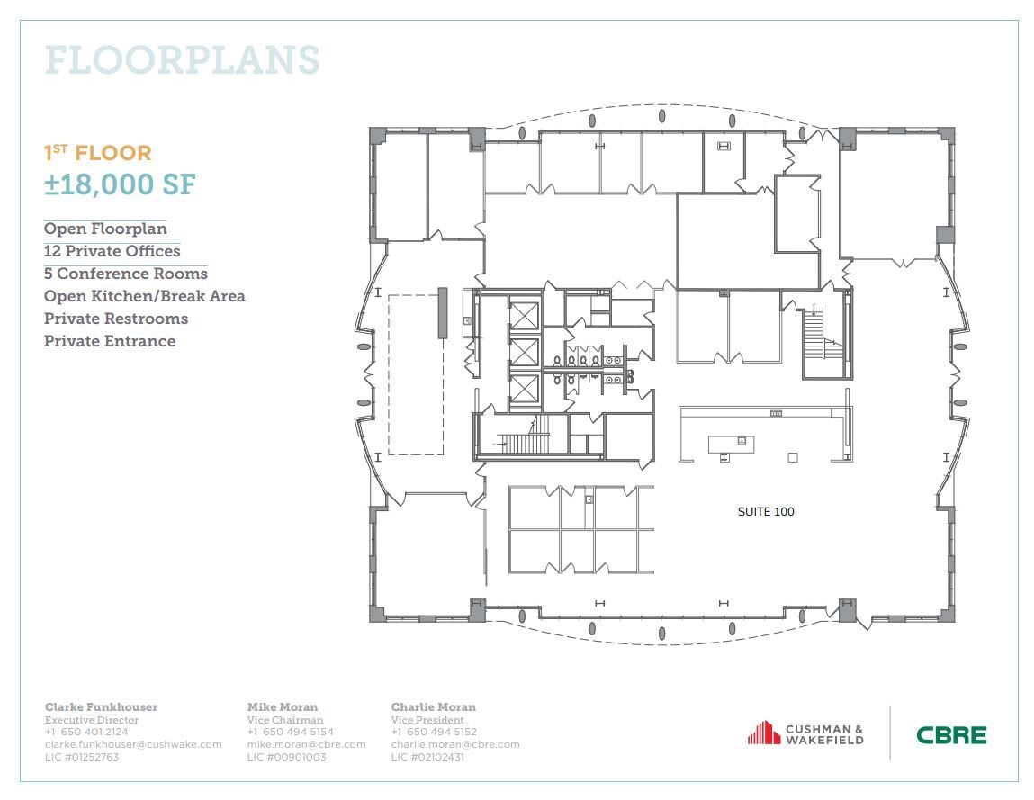 305 Walnut St, Redwood City, CA to rent Floor Plan- Image 1 of 1