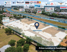 2550 E State Highway 114, Southlake, TX - aerial  map view