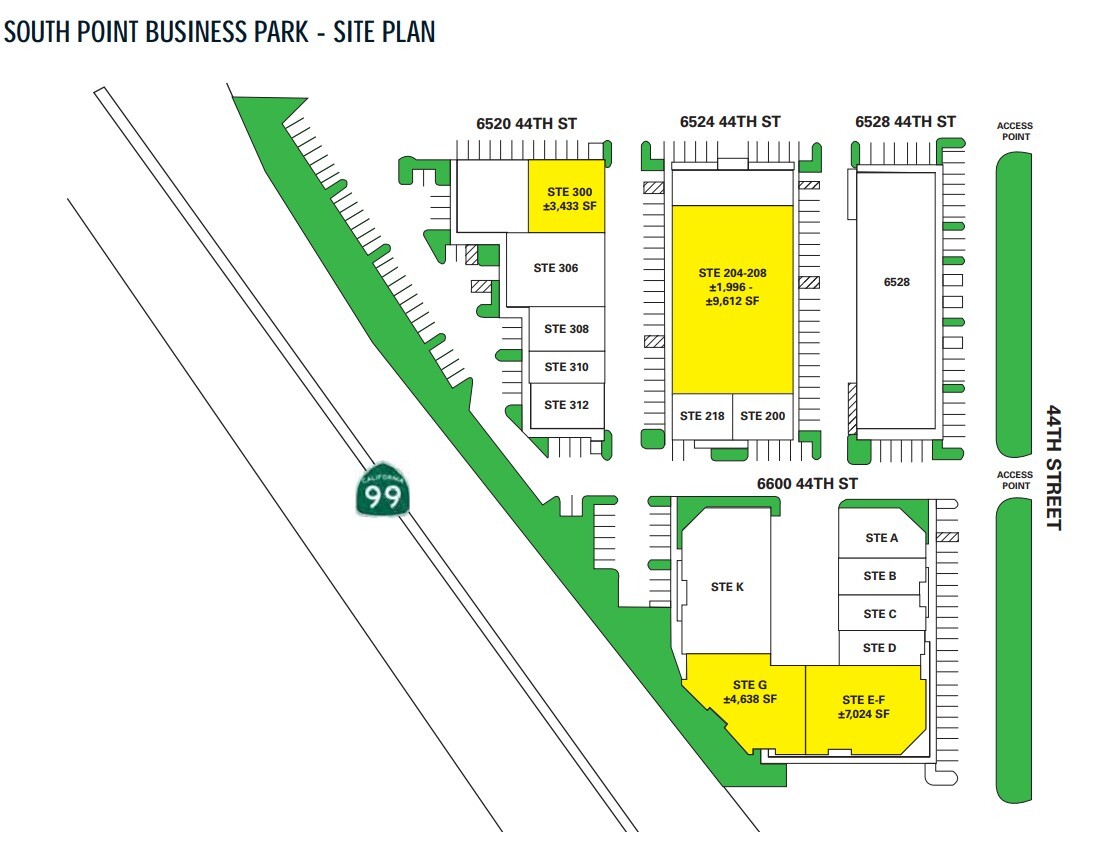 6524 44th St, Sacramento, CA to rent Site Plan- Image 1 of 2