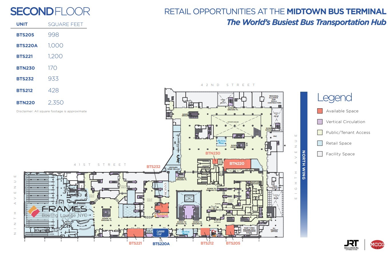 625-649 Eighth Ave, New York, NY for rent Floor Plan- Image 1 of 1