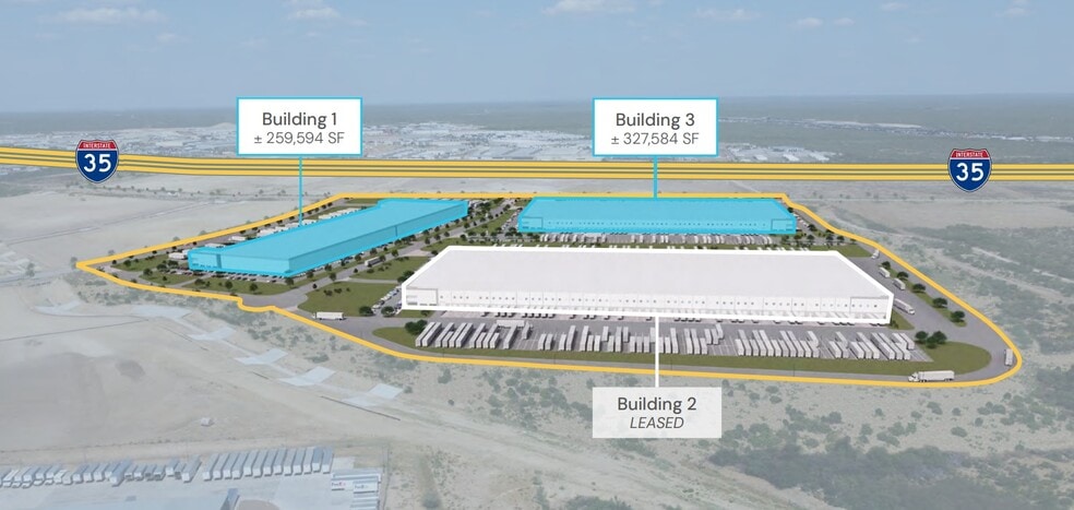 Laredo Logistics Center Building 1, Laredo, TX to rent - Aerial - Image 2 of 5
