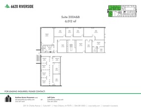 6660 Riverside Dr, Metairie, LA for rent Site Plan- Image 1 of 1