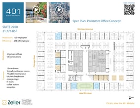 401 N Michigan Ave, Chicago, IL to rent Floor Plan- Image 2 of 3