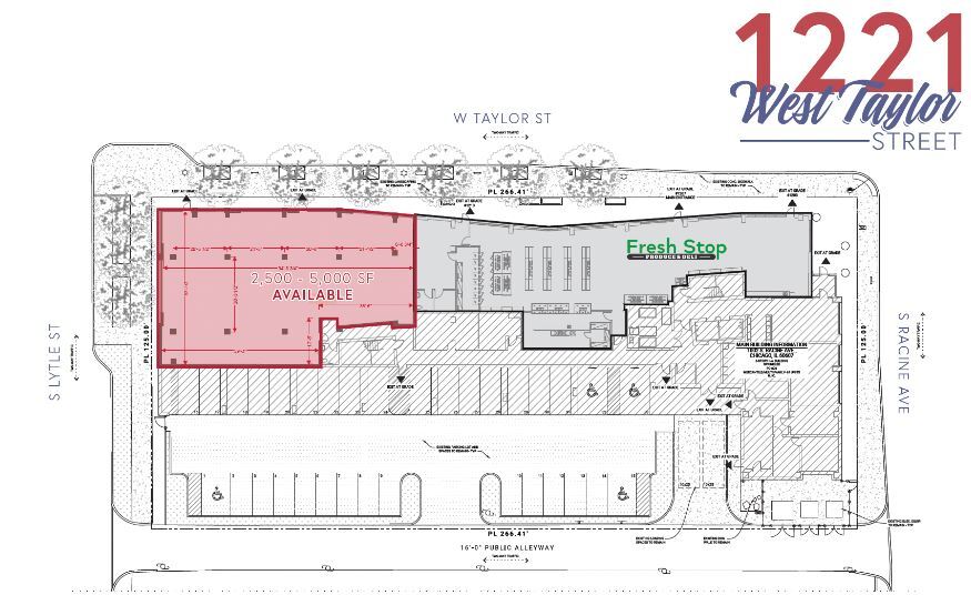 1221 W Taylor St, Chicago, IL to rent Floor Plan- Image 1 of 1