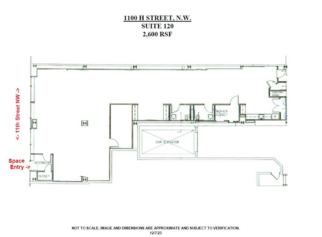 1100 H St NW, Washington, DC to rent Floor Plan- Image 1 of 11