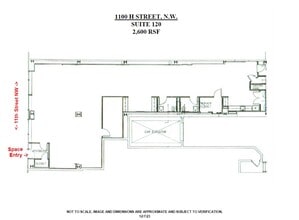 1100 H St NW, Washington, DC to rent Floor Plan- Image 1 of 11