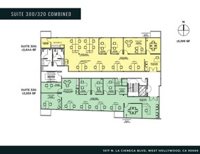 1017 N La Cienega Blvd, West Hollywood, CA for rent Floor Plan- Image 2 of 2