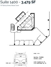 733 Bishop St, Honolulu, HI to rent Floor Plan- Image 1 of 1