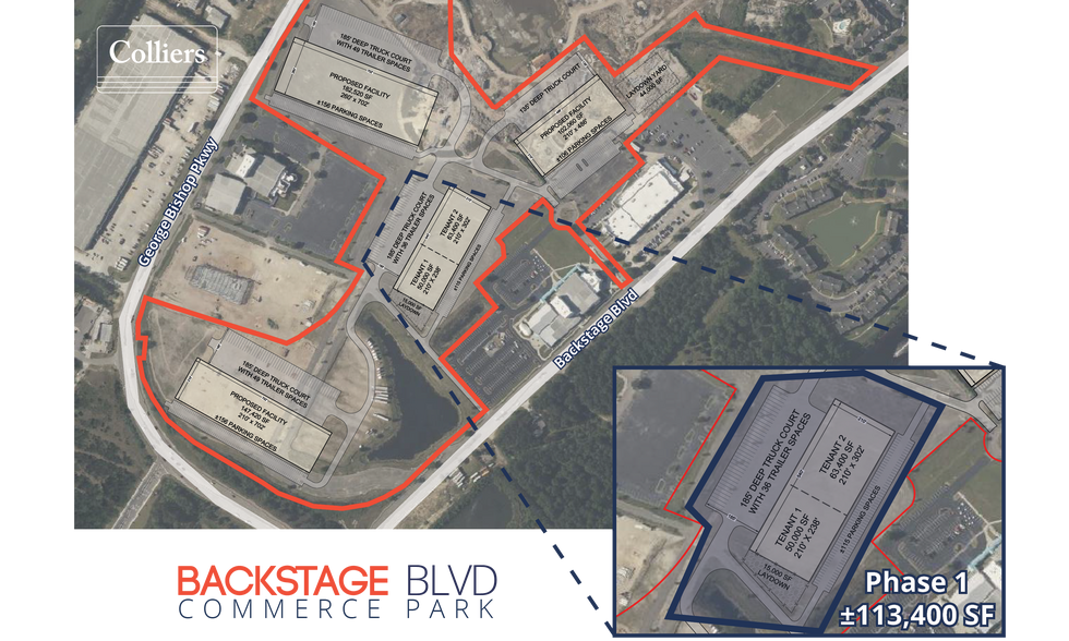 Backstage Blvd, Myrtle Beach, SC for rent - Site Plan - Image 1 of 2