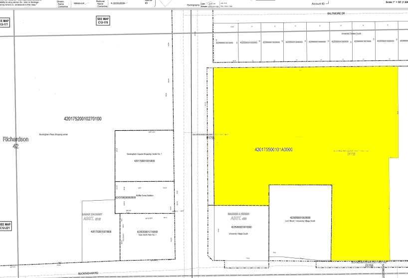 1455 Buckingham Rd, Richardson, TX for rent - Plat Map - Image 3 of 10