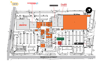 1431-1527 Rebecca St, Oakville, ON for rent Site Plan- Image 1 of 1