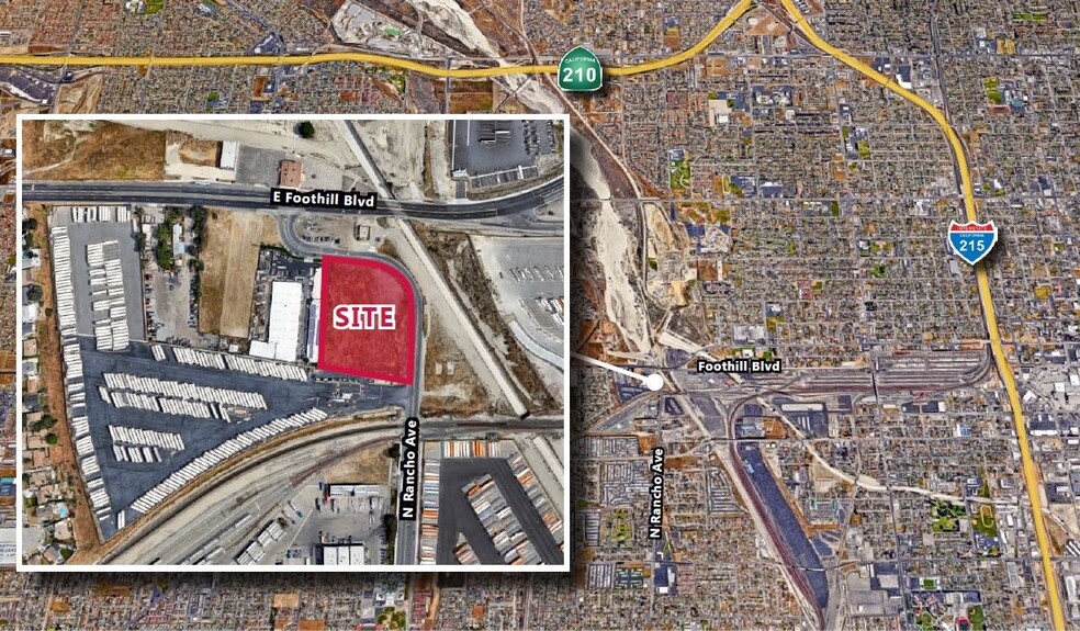 SWQ N Rancho Ave & Foothill Blvd, San Bernardino, CA for sale - Building Photo - Image 1 of 2