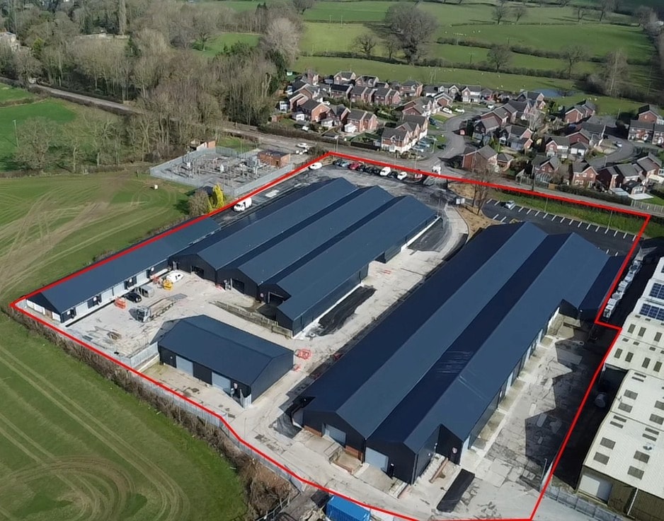 Grange Rd, Ellesmere to rent Aerial- Image 1 of 10