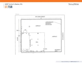 14307 1st Ave S, Burien, WA for rent Site Plan- Image 2 of 2