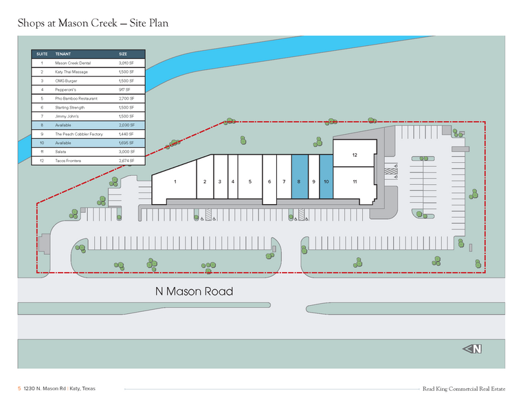 1230 N Mason Rd, Katy, TX for rent - Site Plan - Image 3 of 3