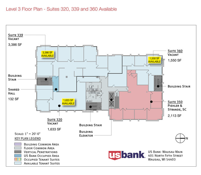 401 Fifth St, Wausau, WI for rent - Building Photo - Image 2 of 4