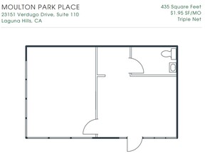 23151 Verdugo Dr, Laguna Hills, CA for rent Floor Plan- Image 1 of 1