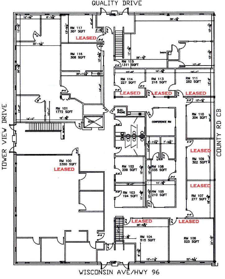 N922 & N926 Tower View Dr, Greenville, WI for rent Floor Plan- Image 1 of 1