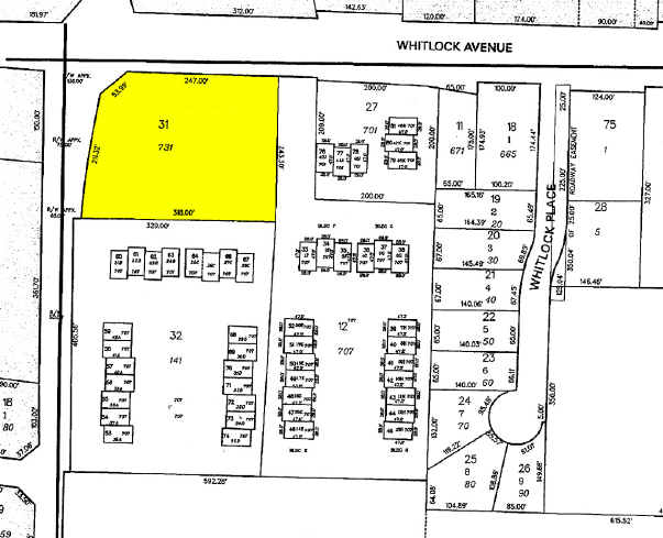 731 Whitlock Ave SW, Marietta, GA for sale - Plat Map - Image 3 of 4