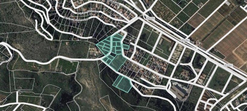 Land in Carcaixent, Valencia to rent - Site Plan - Image 2 of 3