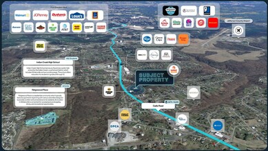 26 Bennett Blvd, Wintersville, OH - aerial  map view